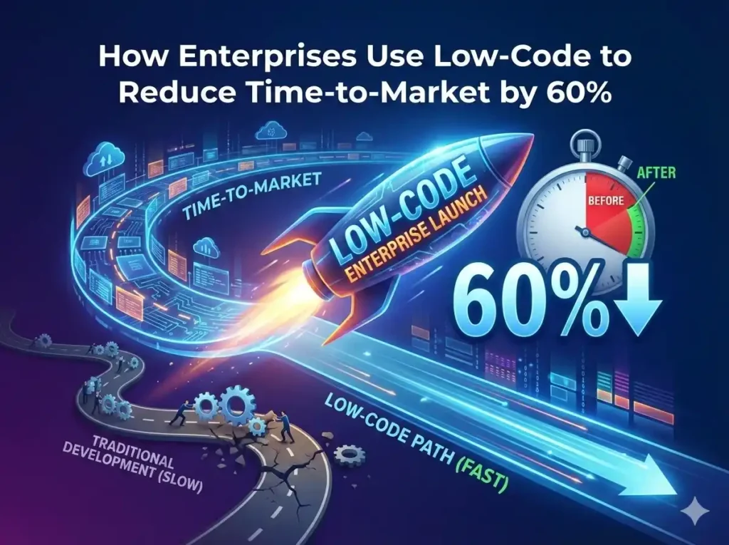 How Enterprises Use Low-Code to Reduce Time-to-Market by 60%